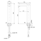 Robinet de lavabo BRAVAT Royal Bath Urban Loft