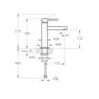 Robinet de lavabo VitrA Origin 21cm