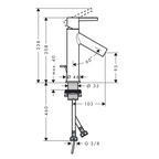 Robinet de lavabo AXOR Starck