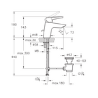 Robinet de lavabo VitrA Solid S