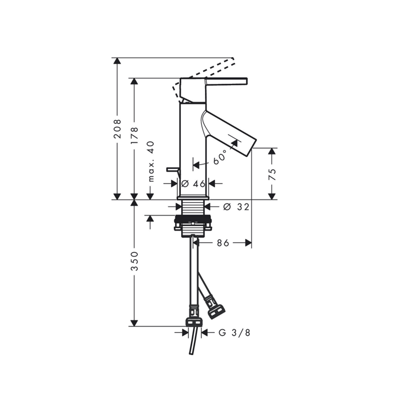 Robinet de lavabo AXOR Starck