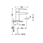 Robinet de lavabo TRES Flat