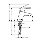 Robinet de lavabo Hansgrohe Focus