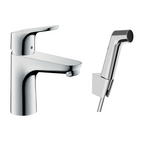 Robinet de lavabo avec douchette bidette HANSGROHE Focus