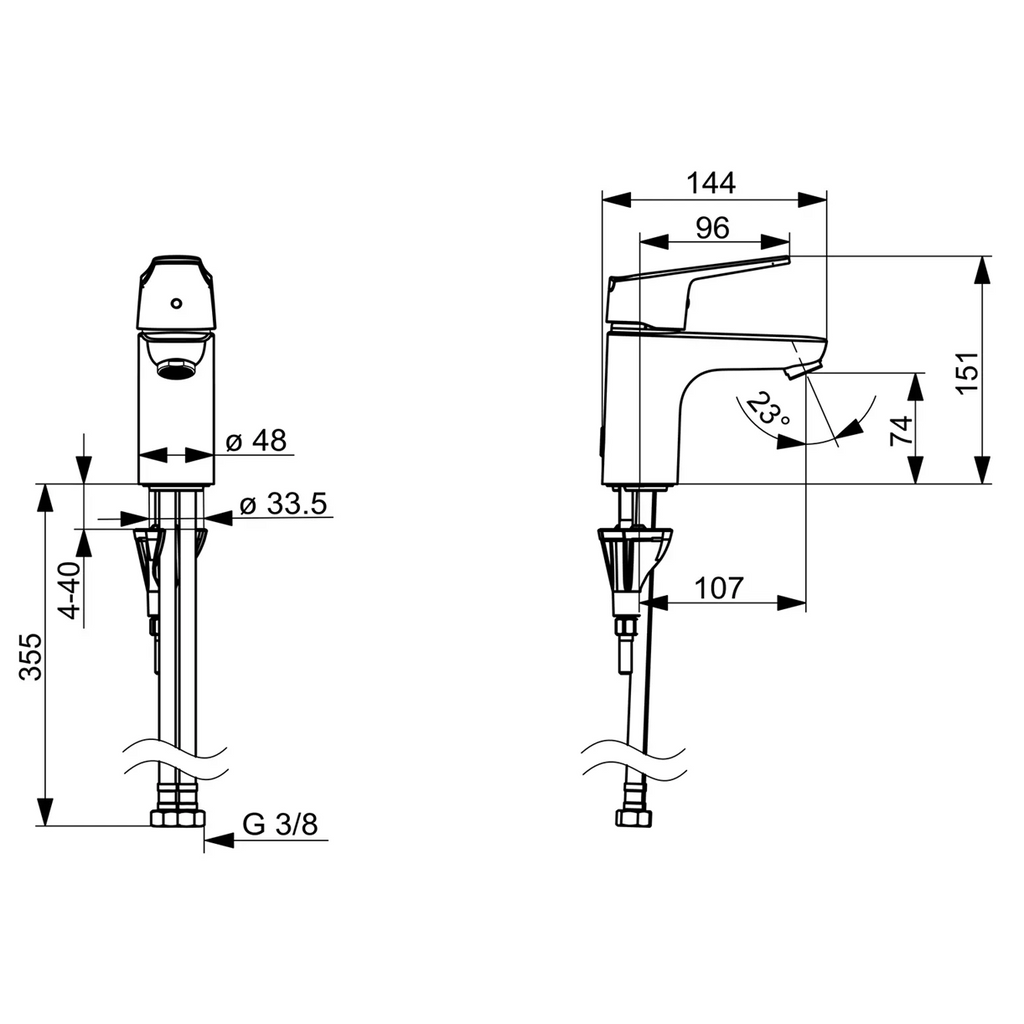 Robinet de lavabo ORAS Vega