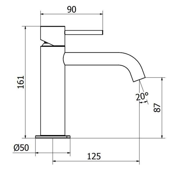 Robinet de lavabo ROVIRA Linox