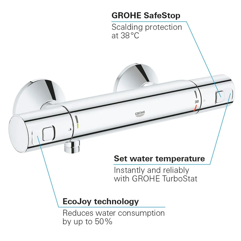 Mitigeur thermostatique de douche GROHE Precision Start