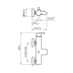 Mitigeur thermostatique bain-douche GRB Premier