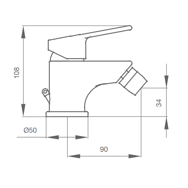 Robinet de bidet GRISANEX Project By GRB