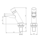 Robinet de lavabo IDRAL Small