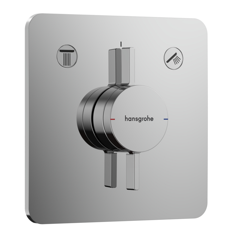 Mitigeur thermostatique encastré 2 fonctions HANSGROHE DuoTurn Q