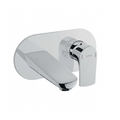 Mitigeur mural encastré de lavabo 2 trous VITRA Sento avec corps d'encastrement Chrome