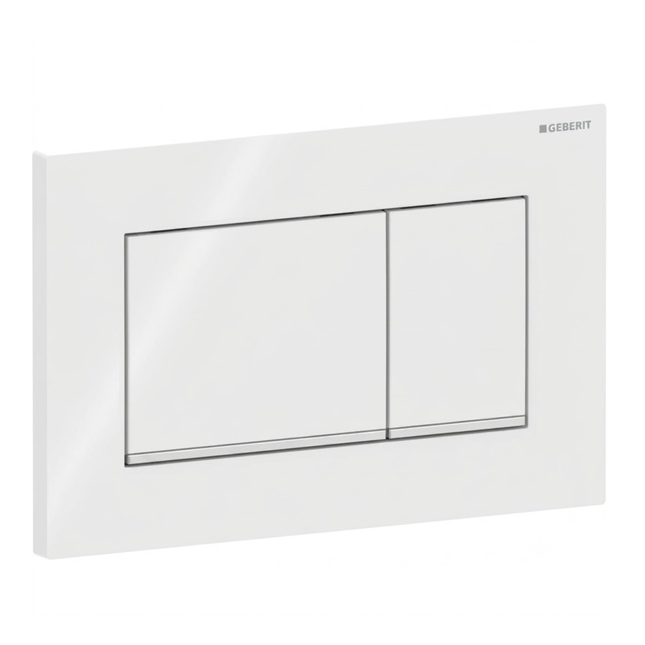 Plaque de commande WC GEBERIT Sigma20 carré