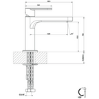 Robinet de lavabo GESSI Via Bagutta
