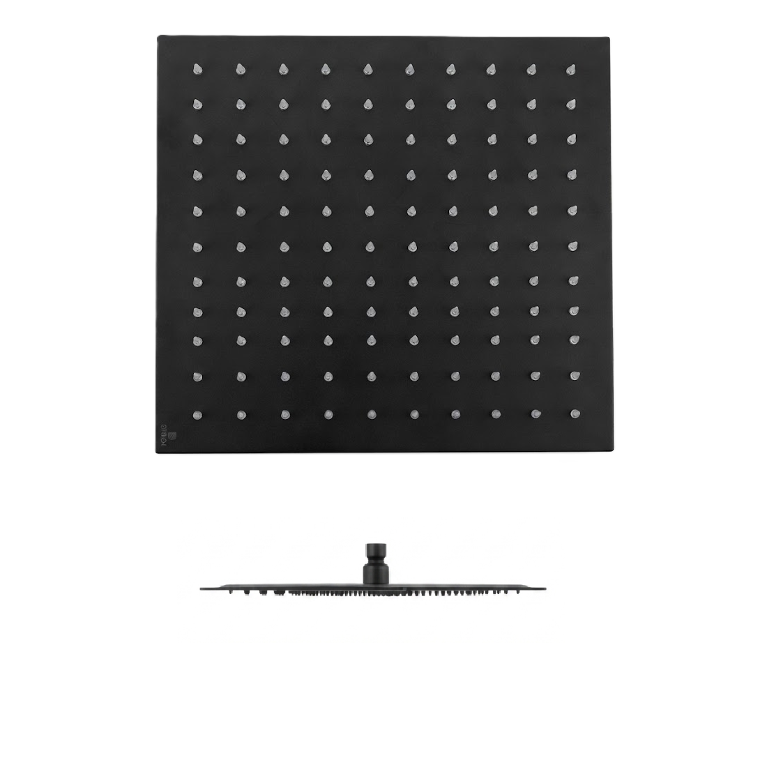 Douche de tête SORGIVA Piave Noir Mat 30x30 cm