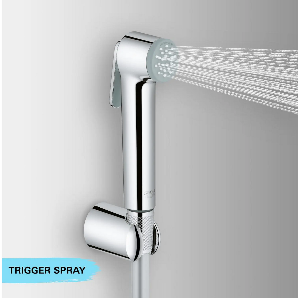 Douchette WC GROHE Vitalio Trigger Spray 30 avec support