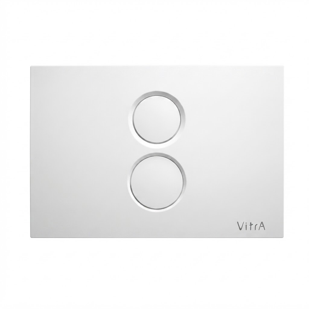 Plaque de commande WC VITRA Twin O