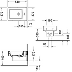 Bidet suspendu Duravit Vero