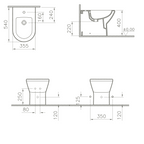 Bidet à poser VitrA Integra