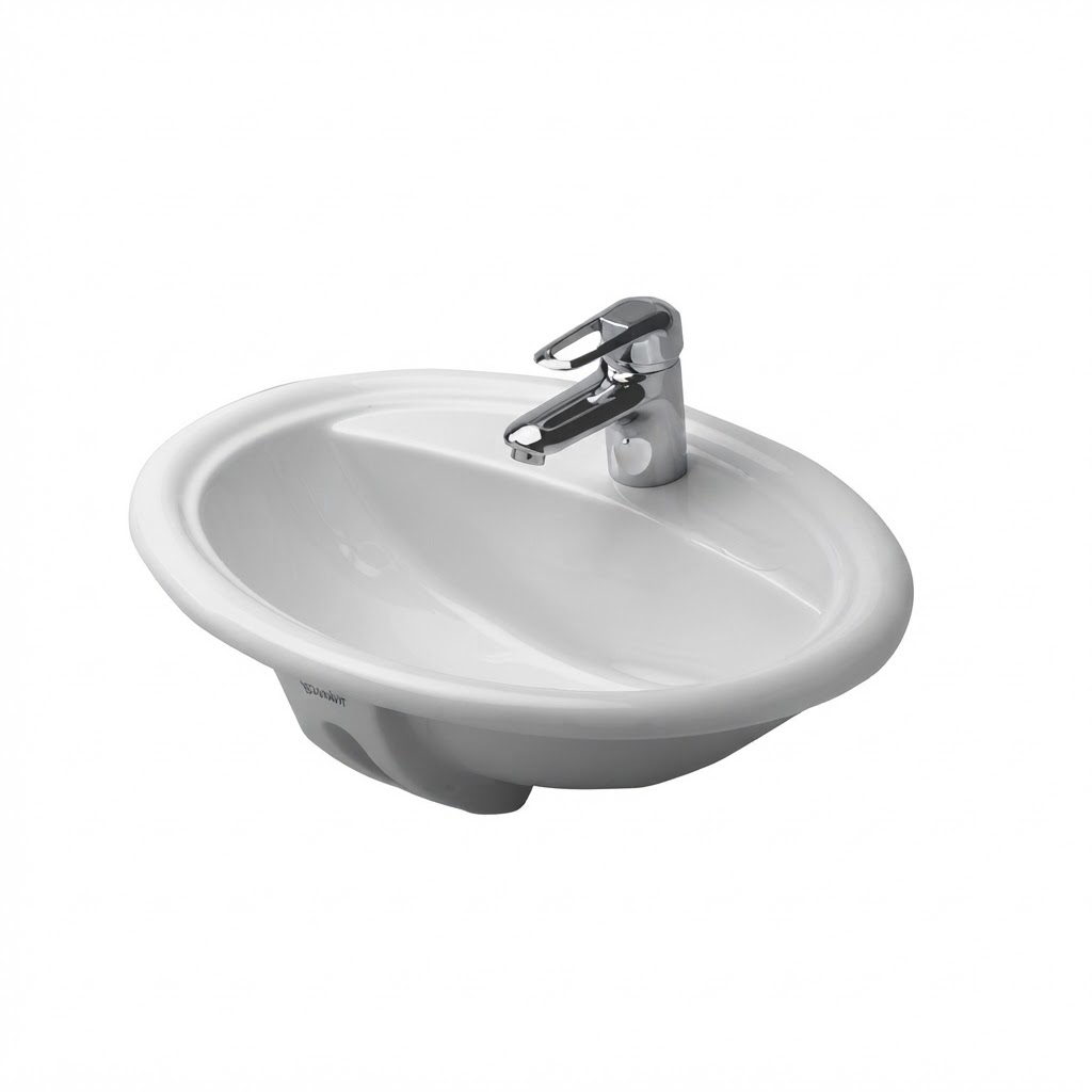 Vasque à poser DURAVIT Dune rond 58x46 cm