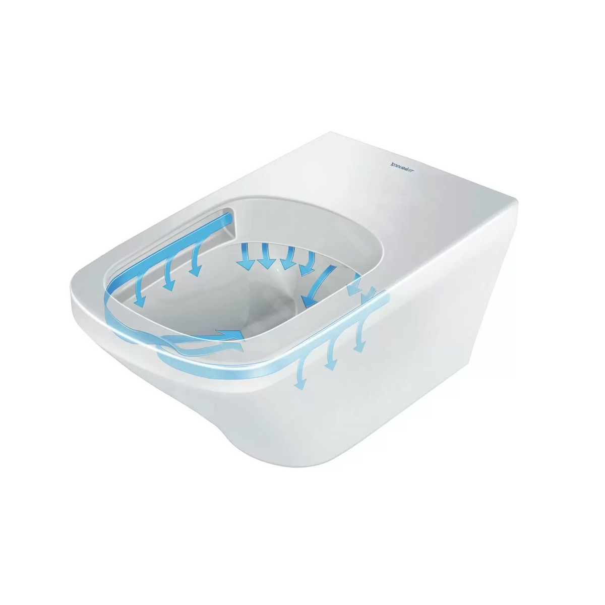 WC à poser DURAVIT P3 Comforts avec SensoWash Slim