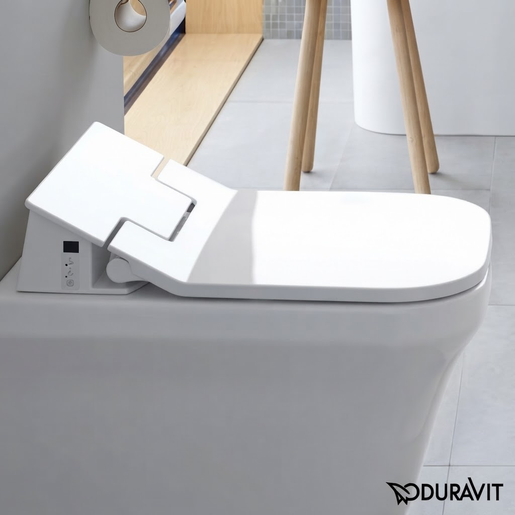 WC à poser DURAVIT P3 Comforts avec SensoWash Slim