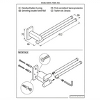 Enzo Rodi Mainz Double Towel Bar