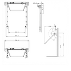Colonne de douche thermostatique BRAVAT Comfort PMR